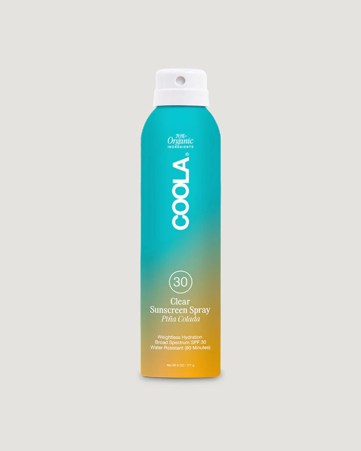 Clear Sunscreen Spray SPF 30 - Piña Colada