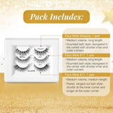 Faux Mink Lashes (variety 3 pack)