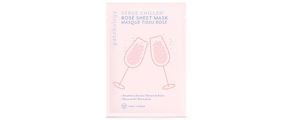 Serve Chilled™ Rosé Facial Sheet Mask Single