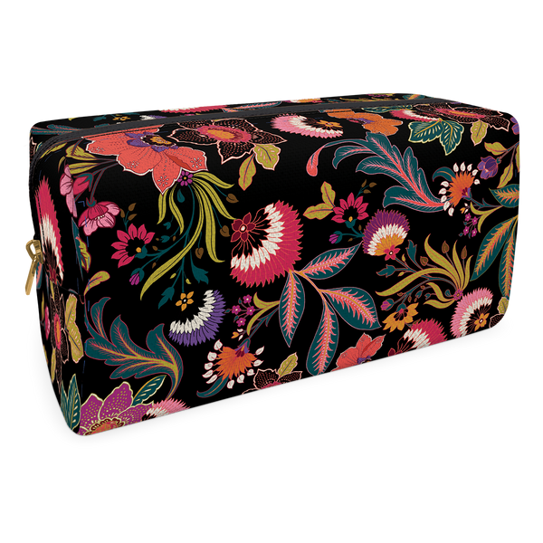 Renaissance Black Cosmetic Bag