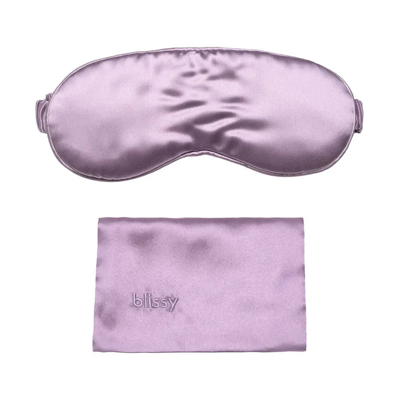 Lavender Diamond Quilted Sleep Mask