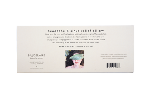 Eucalyptus Leaf - Headache/Sinus Relief Pillow