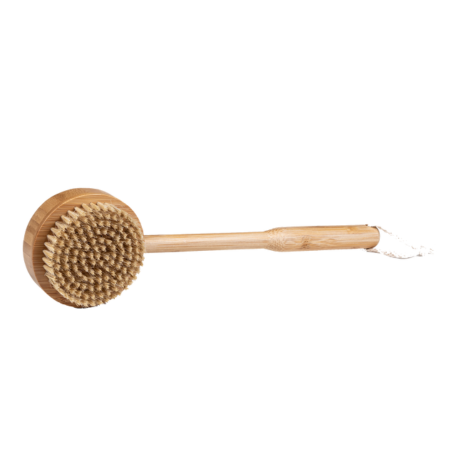 Bamboo Long Handle Bath Brush