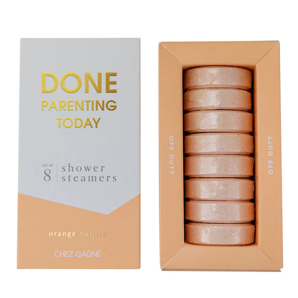 Chez Gagné - Done Parenting Today - Shower Steamers - Orange Vanilla