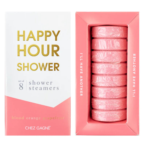 Chez Gagné - Happy Hour Shower - Shower Steamers - Blood Orange Mimosa