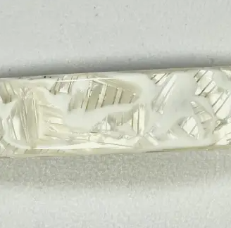 Ivory Blonde French Barrette
