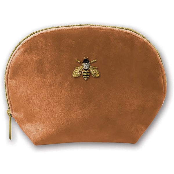 Florette Bee Sienna Velvet Brooch Bag