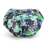 Flourish Blue Shower Cap