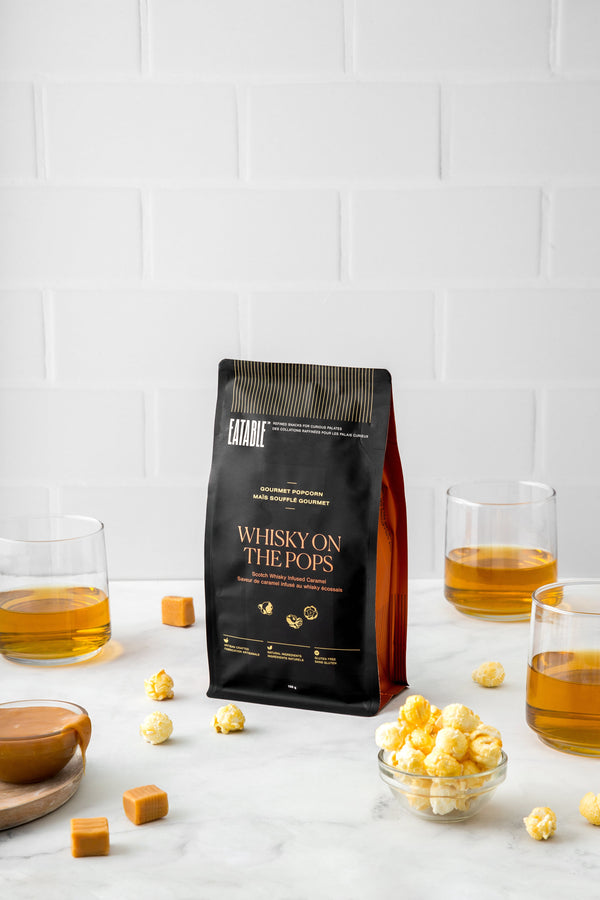 Whisky on the Pops Alcohol Infused Gourmet Popcorn
