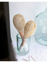 Wooden Detangling and Smoothing Brush