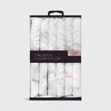 Satin Heatless Pillow Rollers 6pc- Soft Marble